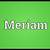 what does meriam mean
