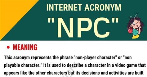What does NPC stand for?