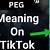 what does peg mean in tiktok