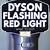 what does red light on dyson airwrap mean
