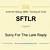 what does sftlr mean in text