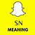 what does sn mean snapchat