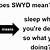 what does swyd mean in text