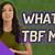 what does tbf mean in text