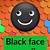 what does the black smiley face emoji mean
