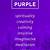 what does the color purple represent in the bible