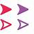 what does the red replay arrow mean on snapchat