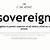 what does the word sovereign mean brainly