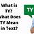 what does tly mean in texting