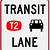 what does transit lane t2 mean