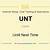 what does unt mean in text