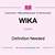 what does wika mean