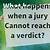 what happens if the jury cannot reach a verdict