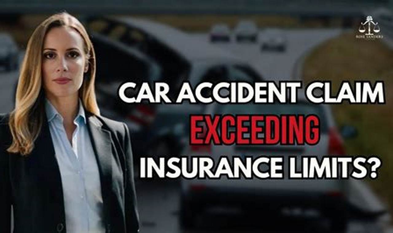 what happens when car accident claim exceeds insurance limits