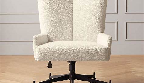 Soft + Comfortable Accent Chair in Ivory Boucle Comfortable accent