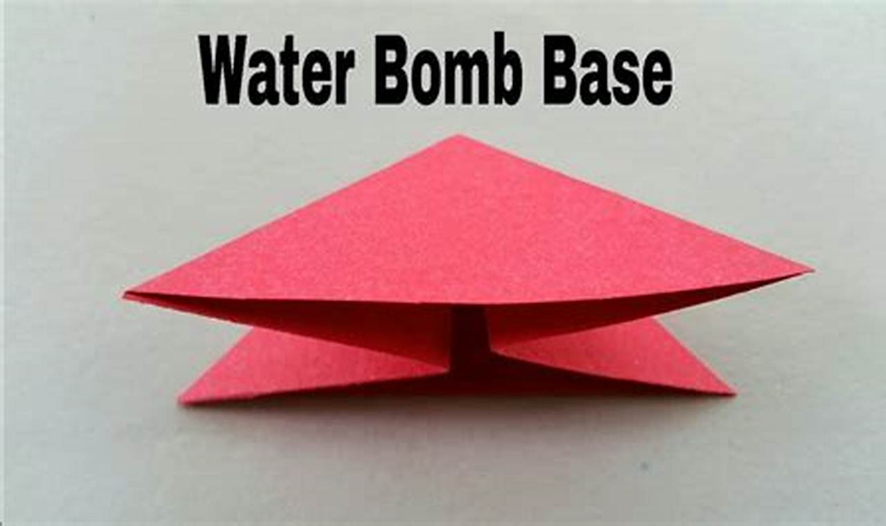 what is a waterbomb base in origami