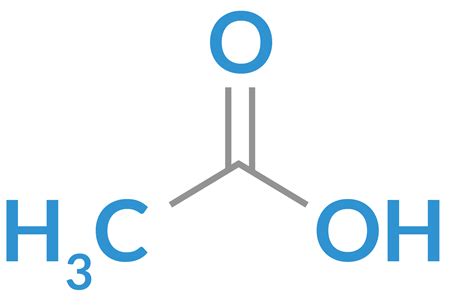 Acetic acid molecule icon stock illustration. Illustration of structure