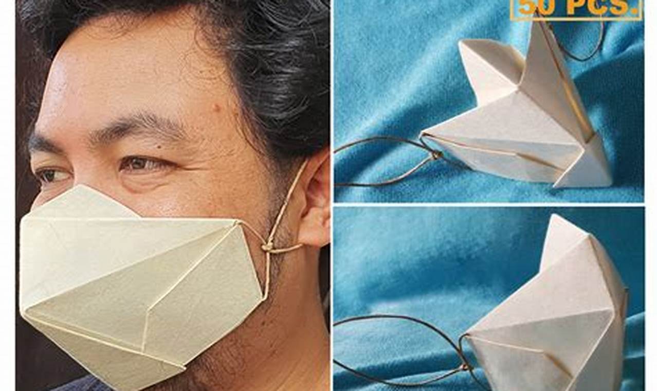 what is an origami face mask