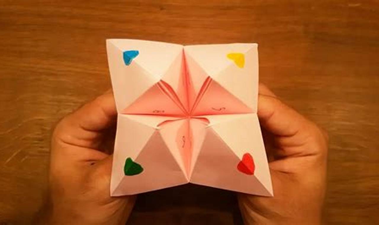 what is an origami fortune teller
