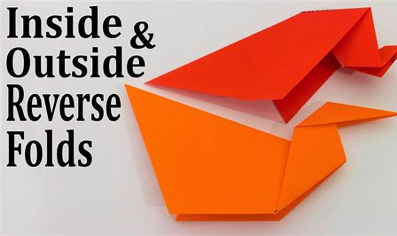 What is an Outside Reverse Fold in Origami?