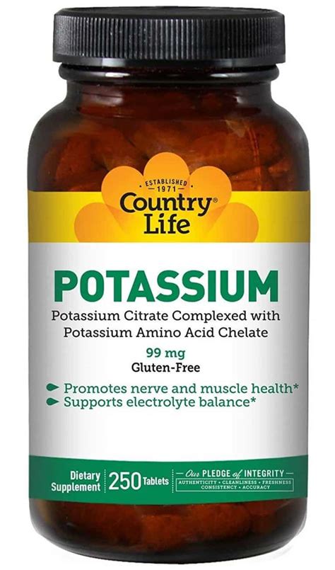 Best Potassium Supplements of 2019 Nifty Benefits