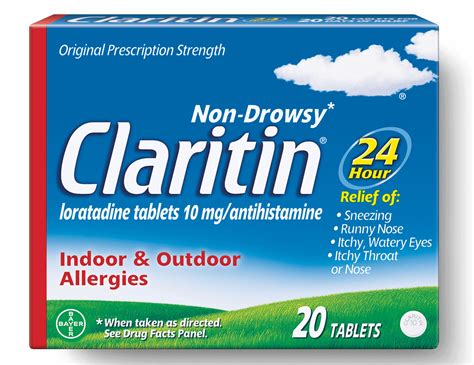 Claritin 24 Hour NonDrowsy Allergy Tablets,10mg, 90 Count