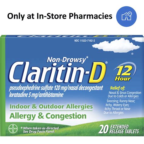 Save 4.00 off (1) ClaritinD or Children's Claritin Printable Coupon