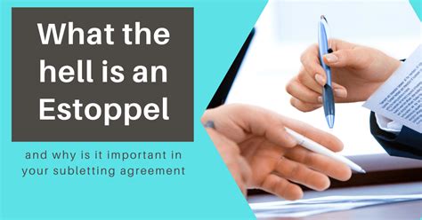 What Is Estoppel In Real Estate?