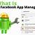 what is facebook app manager on android