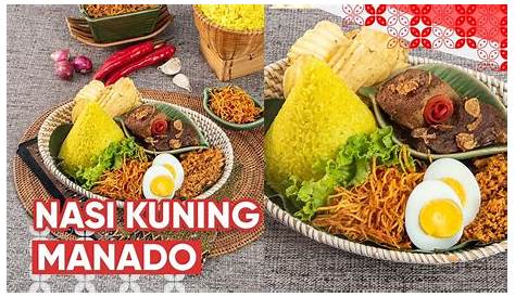 Nasi Kuning Manado a la Bento for IDFB Challenge #6 | Masakan indonesia