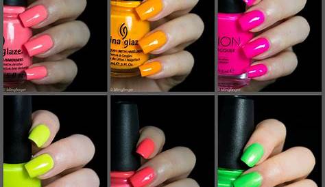 What Is Neon Nail Polish KLEANCOLOR NEON COLORS 12 FULL COLLETION SET