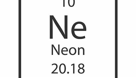 What Is Neon S Element Symbol Printable Periodic Table ymbols