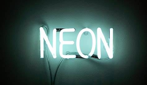 What Is On Neon Diagram Representation Of The Element Vector Image