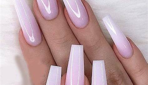 What do light pink coffin nails look like New Expression Nails