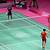what is singles in badminton