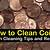 what is the best way to clean collectible coins
