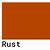 what is the color of rust