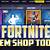 what is the fortnite item shop live today