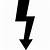 what is the lightning bolt with down arrow