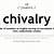 what is the meaning of the word chivalry brainly