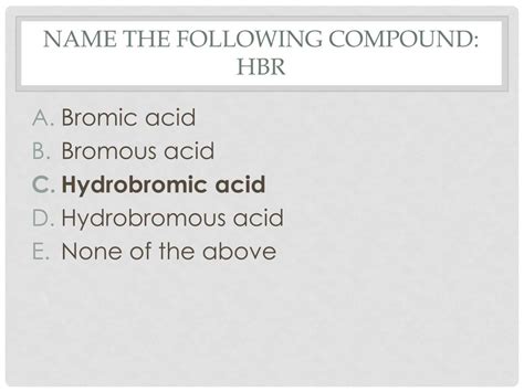 PPT Chapter 8. Chemical Nomenclature PowerPoint Presentation, free