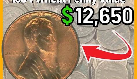 What Is The Value Of A 1934 Wheat Penny Lincoln Whet Pennies Nd Prices Pst Sles