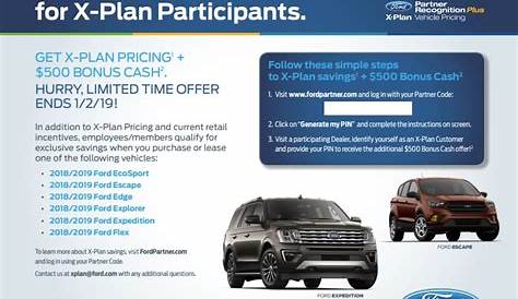 The X-Plan Discount For Ford: A Guide For Qualified Buyers