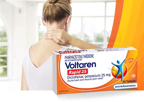 Voltaren Rapid 12.5mg Tablets 30's Unichem Kerikeri Pharmacy Shop