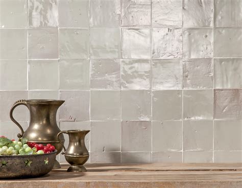 Zellige weathered white hex 3 1/2"x4"x3/8" Modern kitchen tiles, Hexagon tile backsplash