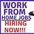what jobs are hiring for work from home