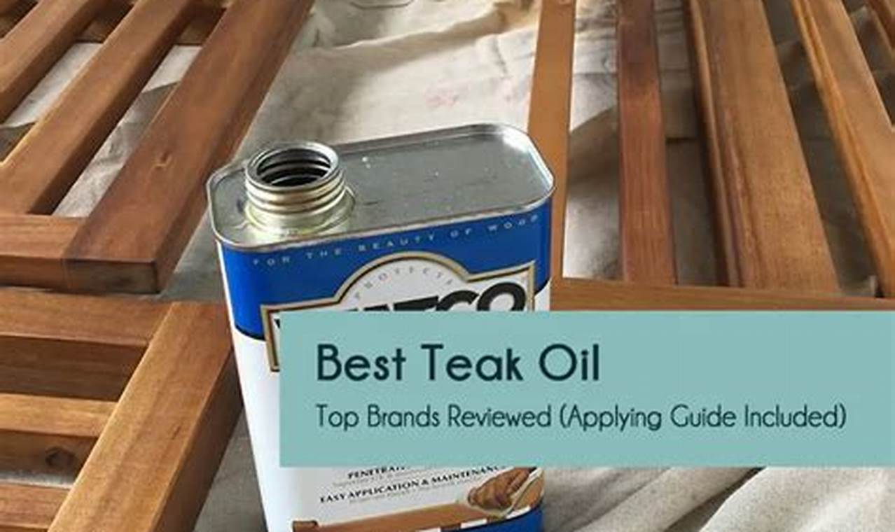 what oil to use for teak furniture