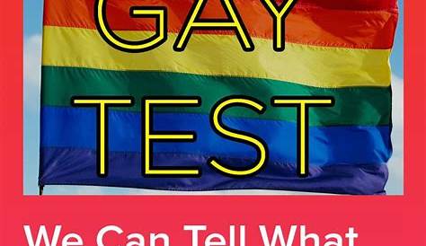 The Ultimate 30 Question Gay Test