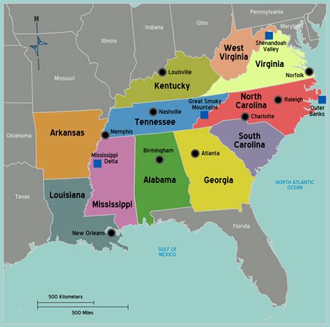 What States Are South Usa