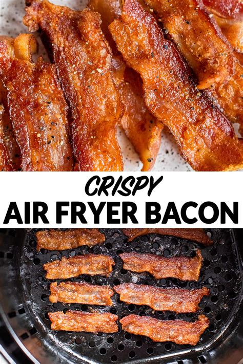 Make quick and crispy air fryer bacon. Using an air fryer means you can